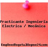 Practicante Ingeniería Electrica / Mecánica