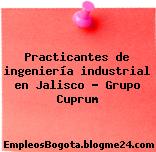 Practicantes de ingeniería industrial en Jalisco – Grupo Cuprum