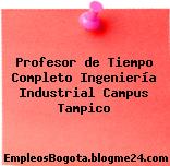 Profesor de Tiempo Completo Ingeniería Industrial Campus Tampico