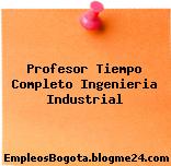 Profesor Tiempo Completo Ingenieria Industrial