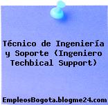 Técnico de Ingeniería y Soporte (Ingeniero Techbical Support)