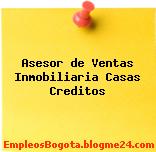 Asesor de Ventas Inmobiliaria Casas Creditos