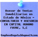 Asesor de Ventas Inmobiliarias en Estado de México – CONSULTORIA Y ASESORIA EN CAPITAL HUMANO FAVRE, S.C