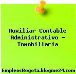 Auxiliar Contable Administrativo – Inmobiliaria
