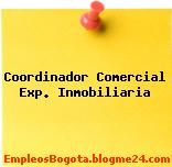 Coordinador Comercial Exp. Inmobiliaria