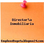 Director\a Inmobiliaria