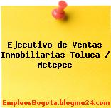 Ejecutivo De Ventas Inmobiliarias (Toluca / Metepec)