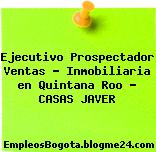 Ejecutivo Prospectador Ventas – Inmobiliaria en Quintana Roo – CASAS JAVER