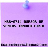HSR-971] ASESOR DE VENTAS INMOBILIARIA
