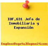 IOF.631 Jefa de Inmobiliaria y Expansión