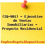 (IQ-901) – Ejecutivo de Ventas Inmobiliarias – Proyecto Residencial