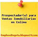 Prospectador(a) para Ventas Inmobiliarias en Colima