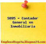 S895 – Contador General en Inmobiliaria