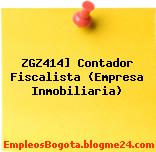 ZGZ414] Contador Fiscalista (Empresa Inmobiliaria)