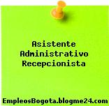Asistente Administrativo Recepcionista