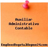 Auxiliar Administrativo Contable