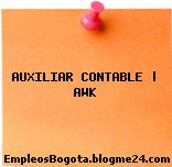 AUXILIAR CONTABLE | AWK