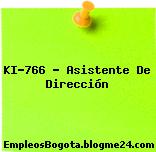 KI-766 – Asistente De Dirección