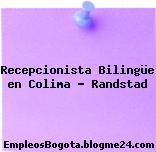 Recepcionista Bilingüe en Colima – Randstad