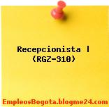 Recepcionista | (RGZ-310)