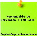 Responsable de Servicios | (YRP.320)