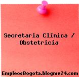 Secretaria Clínica / Obstetricia
