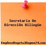 Secretaria De Dirección Bilingüe