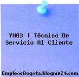 YH03 | Técnico De Servicio Al Cliente
