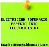 ELECTRICIAN (OPERARIO ESPECIALISTA ELECTRICISTA)