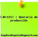 (JW-121) – Operario de producción