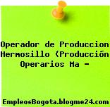 Operador de Produccion Hermosillo (Producción Operarios Ma …