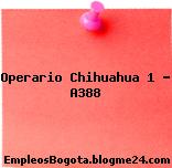 Operario Chihuahua 1 – A388