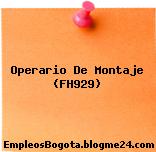 Operario De Montaje (FH929)