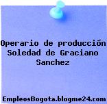 Operario de producción Soledad de Graciano Sanchez