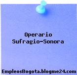 Operario Sufragio-Sonora