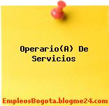 Operario(A) De Servicios
