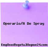 Operario/A De Spray