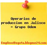 Operarios de produccion en Jalisco – Grupo Odem