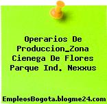 Operarios De Produccion_Zona Cienega De Flores Parque Ind. Nexxus