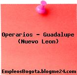 Operarios – Guadalupe (Nuevo Leon)