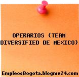 OPERARIOS (TEAM DIVERSIFIED DE MEXICO)