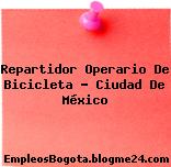 Repartidor Operario De Bicicleta – Ciudad De México