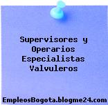 Supervisores y Operarios Especialistas Valvuleros