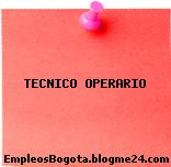 TECNICO OPERARIO