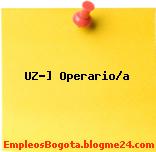 UZ-] Operario/a