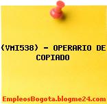 (VMI538) – OPERARIO DE COPIADO