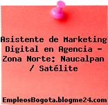 Asistente de Marketing Digital en Agencia – Zona Norte: Naucalpan / Satélite