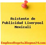Asistente de Publicidad Liverpool Mexicali