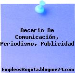 Becario De Comunicación, Periodismo, Publicidad