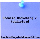 Becario Marketing / Publicidad